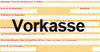 Vorkasse
