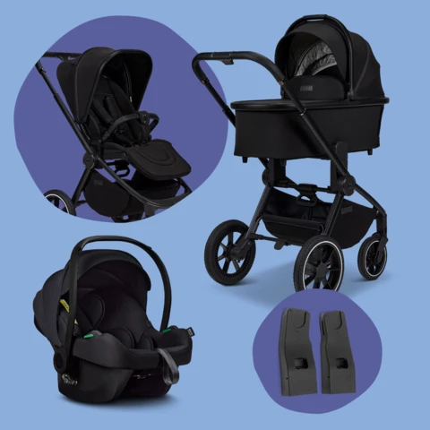 MOON RESEA+ Kinderwagen Set 3in1 mit Cybex Cloud T I-Size